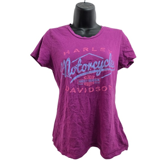 Harley-Davidson Tops - Vintage Y2K Harley-Davidson Women's Small T-Shirt Purple Made in USA